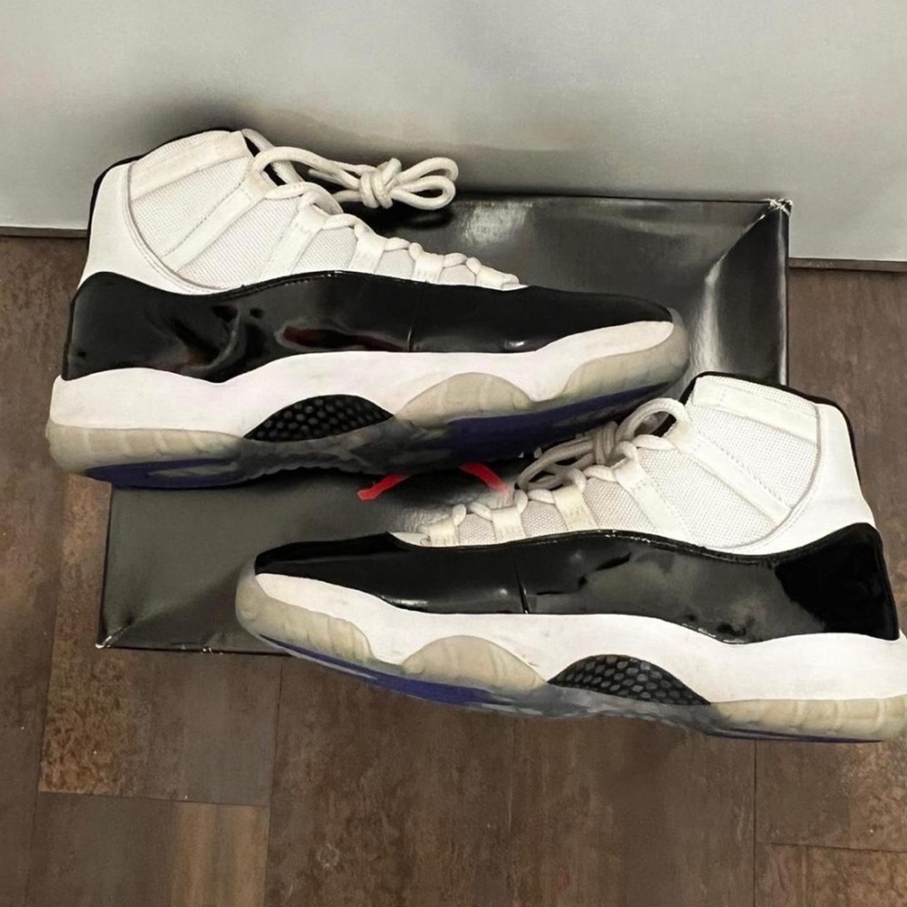 Jordan Black and White Sneakers